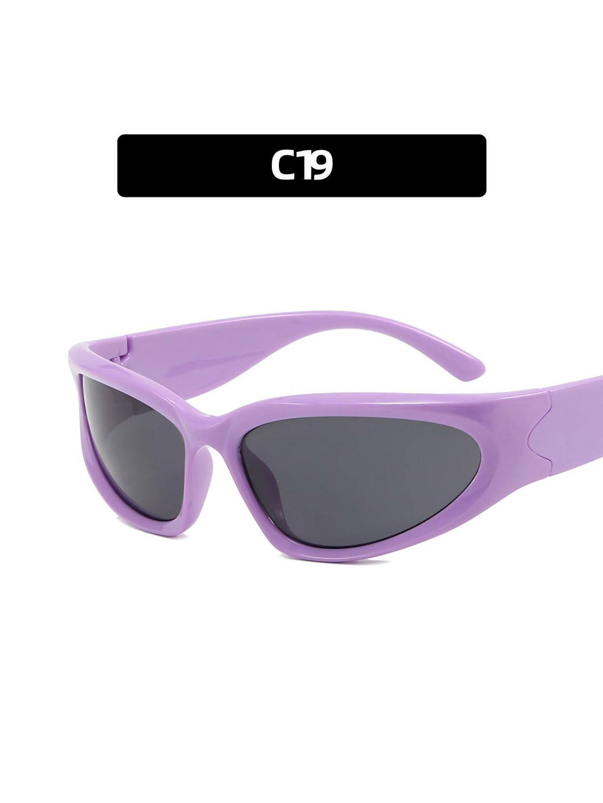 Lunettes de soleil futuristes punk