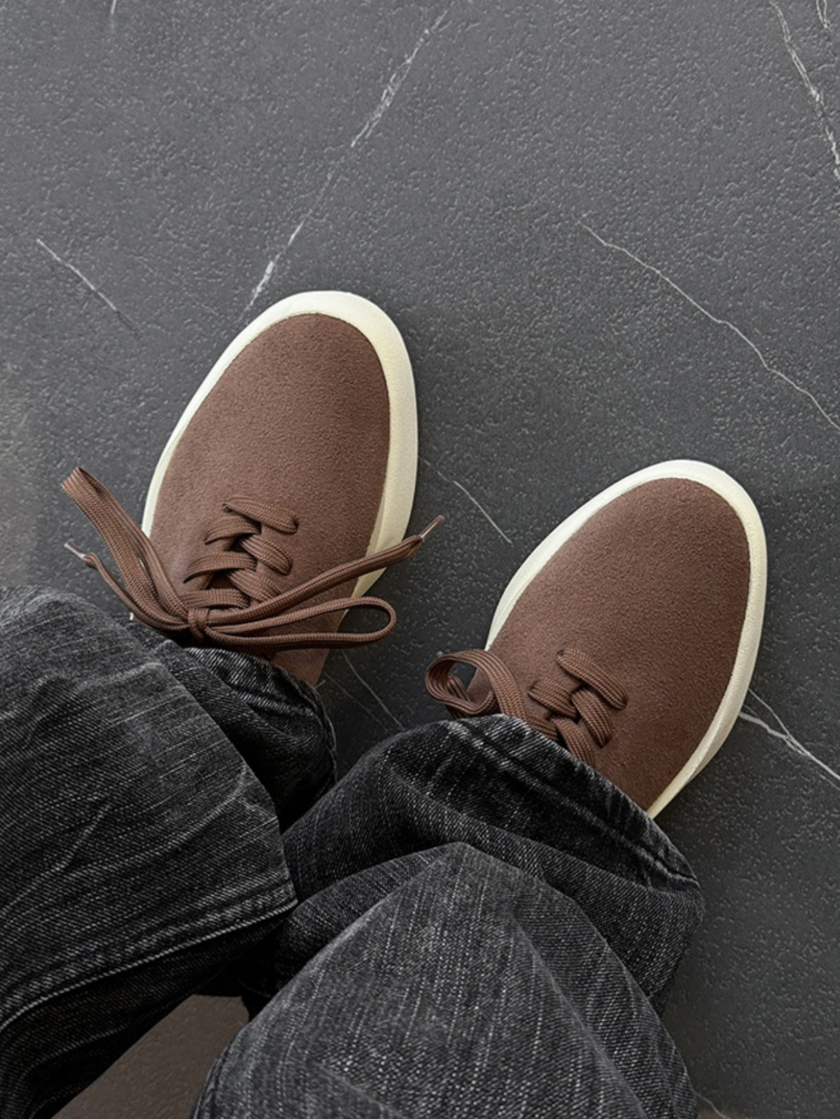Suede Platform Sneakers