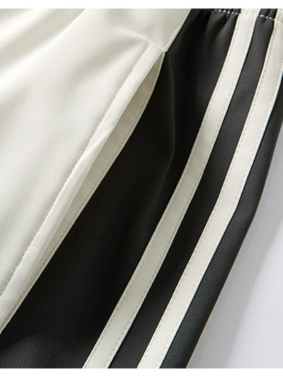 Loose-fit Versatile Vertical Stripes 2-piece Sets