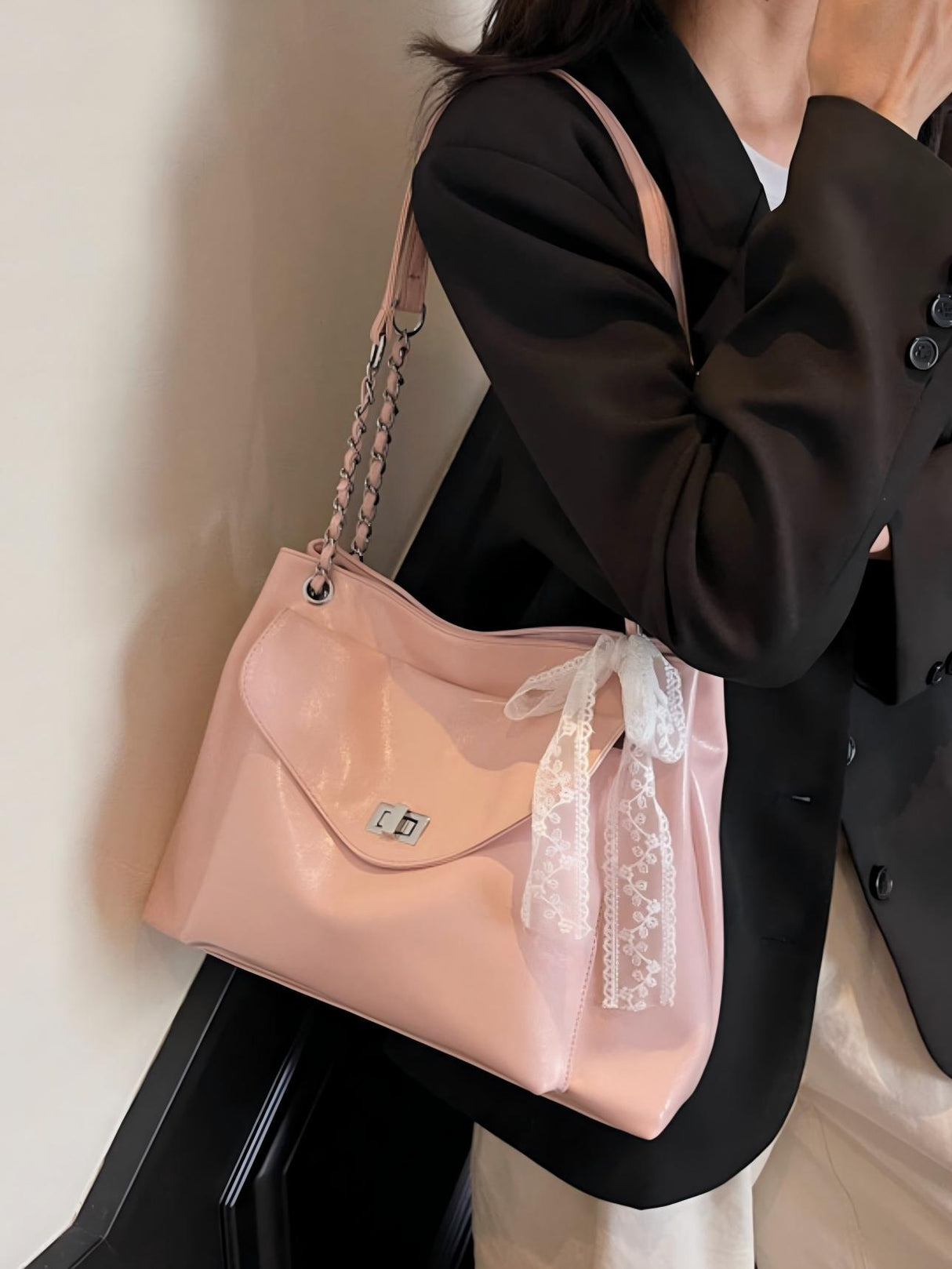 Chain Shoulder Strap Shoulder Bag