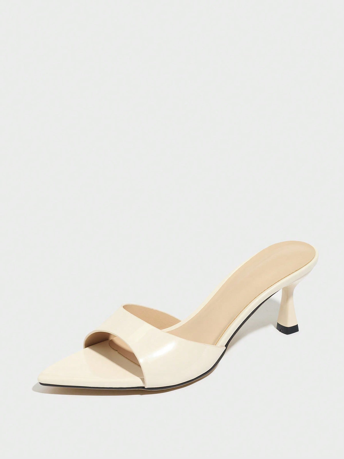 Embossed High-heeled Sandals