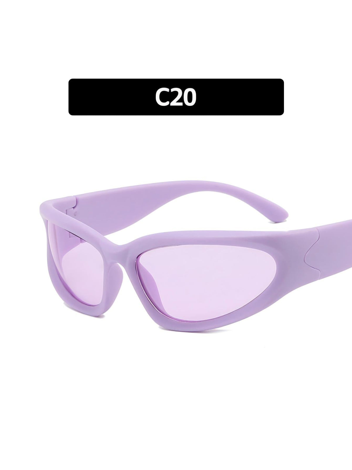 Lunettes de soleil futuristes punk