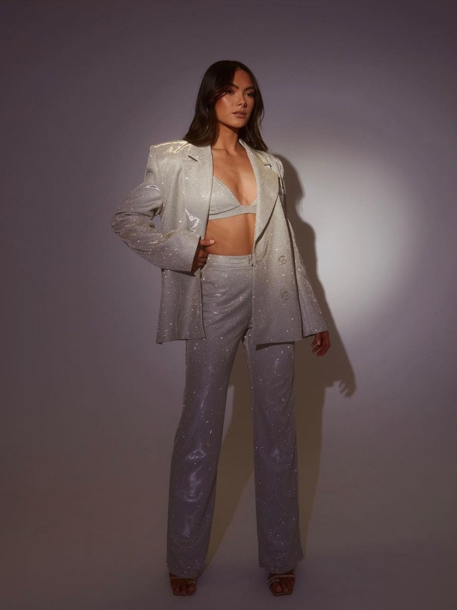 Liber Autumn Women's Sequins Blazers