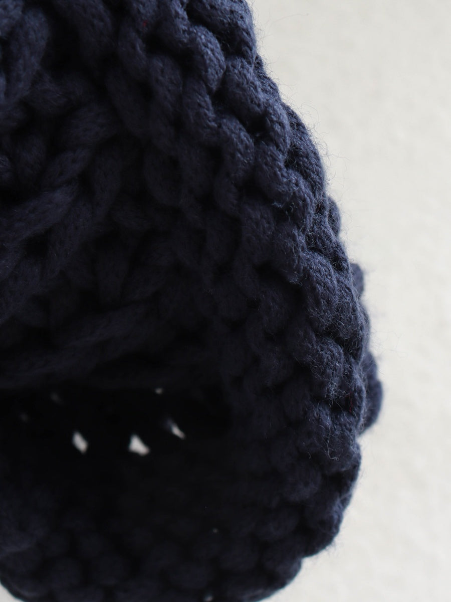 Metal Buttons Cropped knitted cardigan