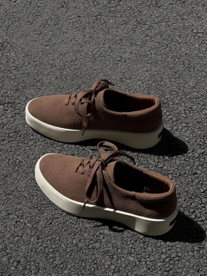 Suede Platform Sneakers
