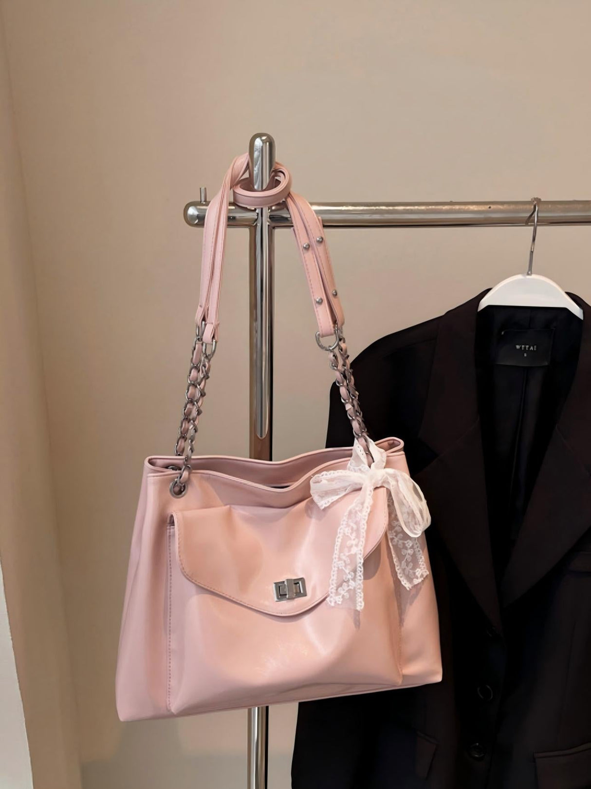 Chain Shoulder Strap Shoulder Bag