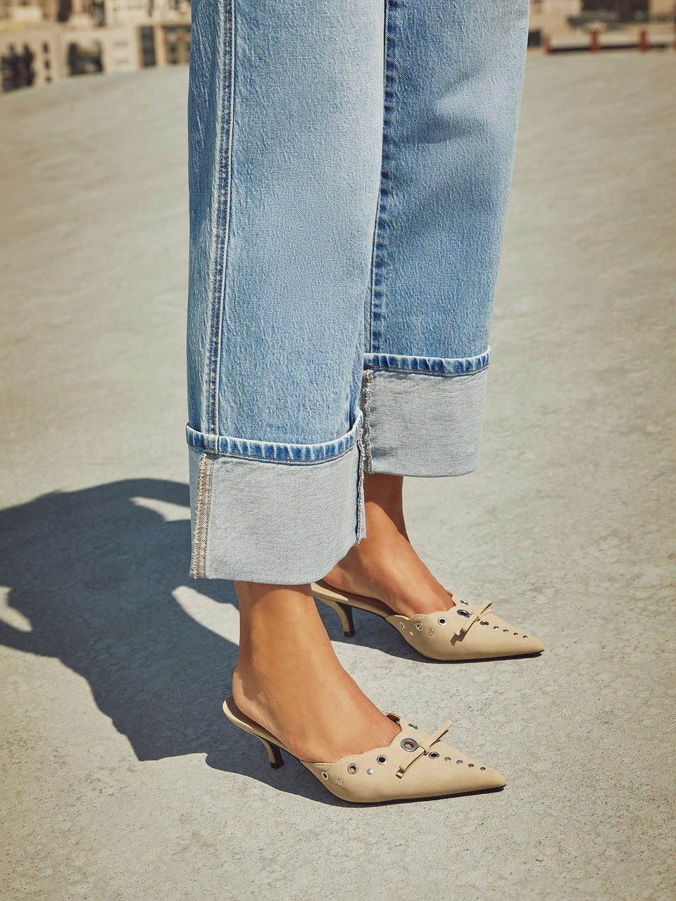 Liber Spring Women's Old Jeans