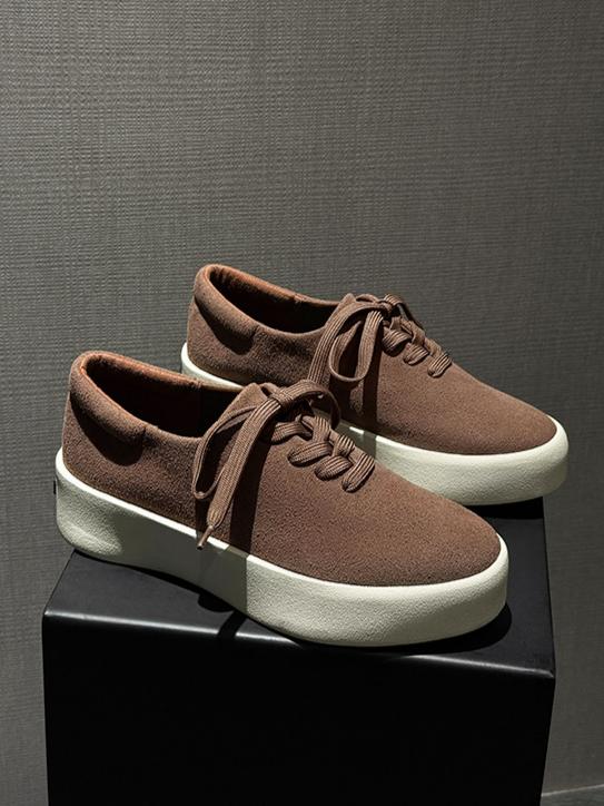 Suede Platform Sneakers