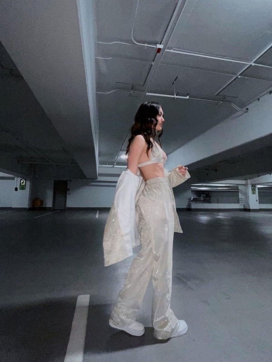 Liber Autumn Women's Sequins Blazers