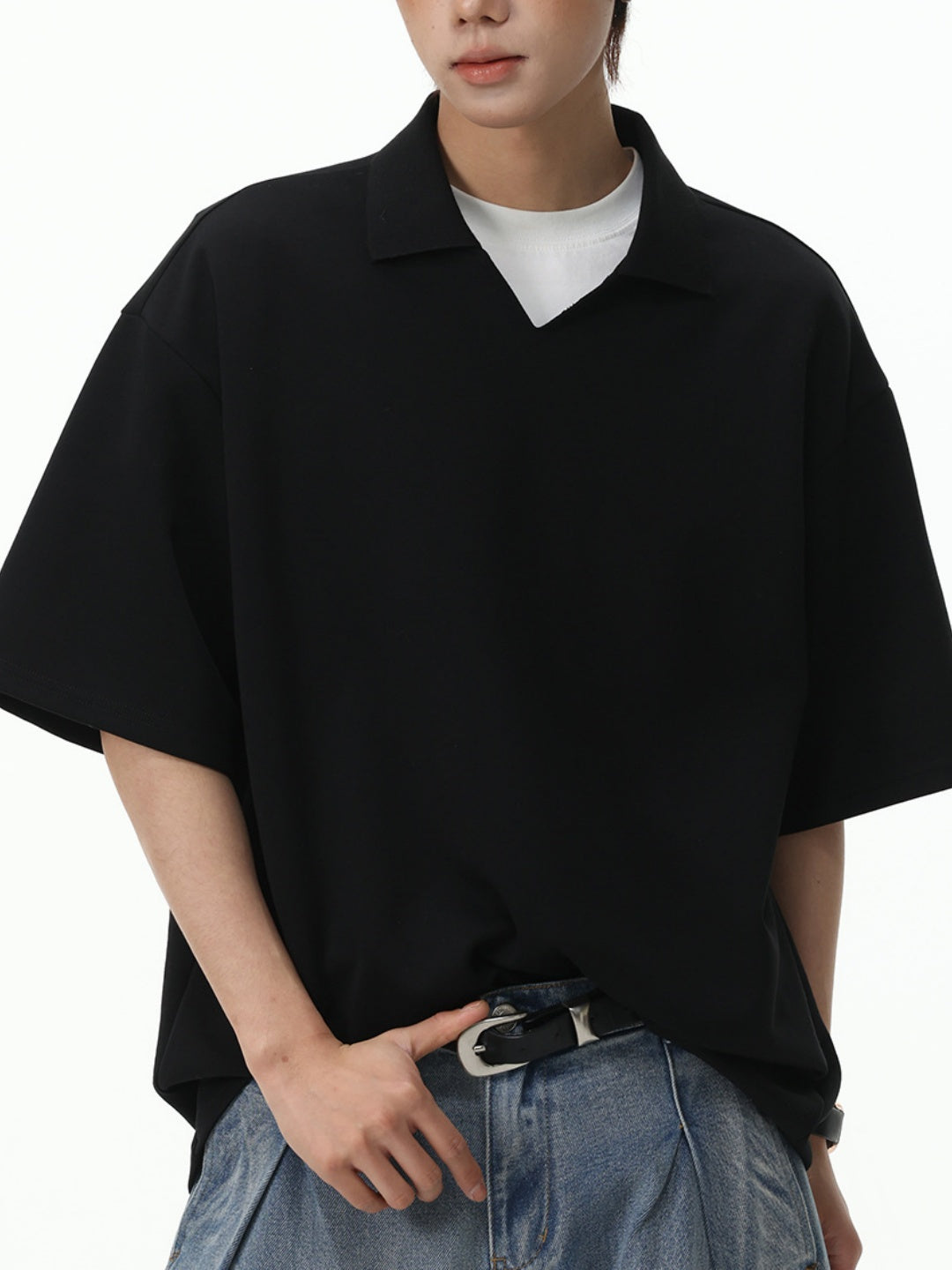 V-neck Short Sleeves T-shirts