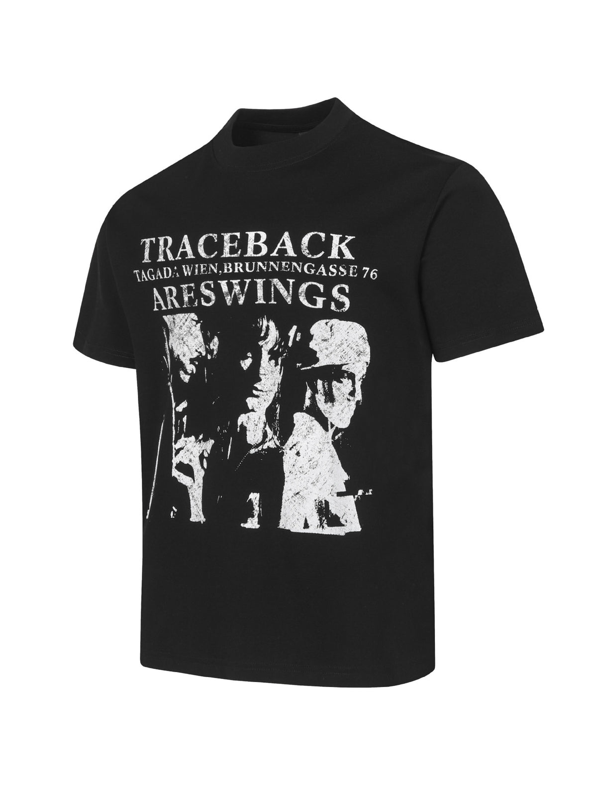 Quick-drying Distressed Portrait Printed T-shirts