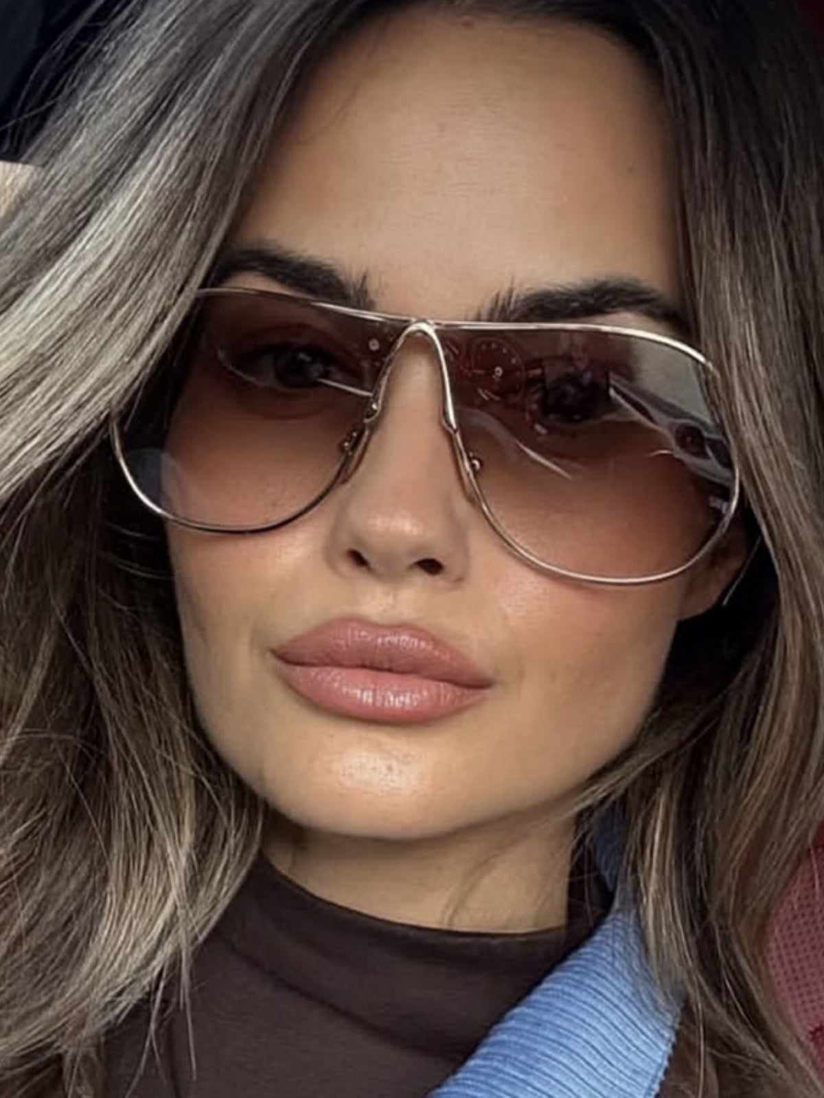 Full-rimmed Aviator Sunglasses