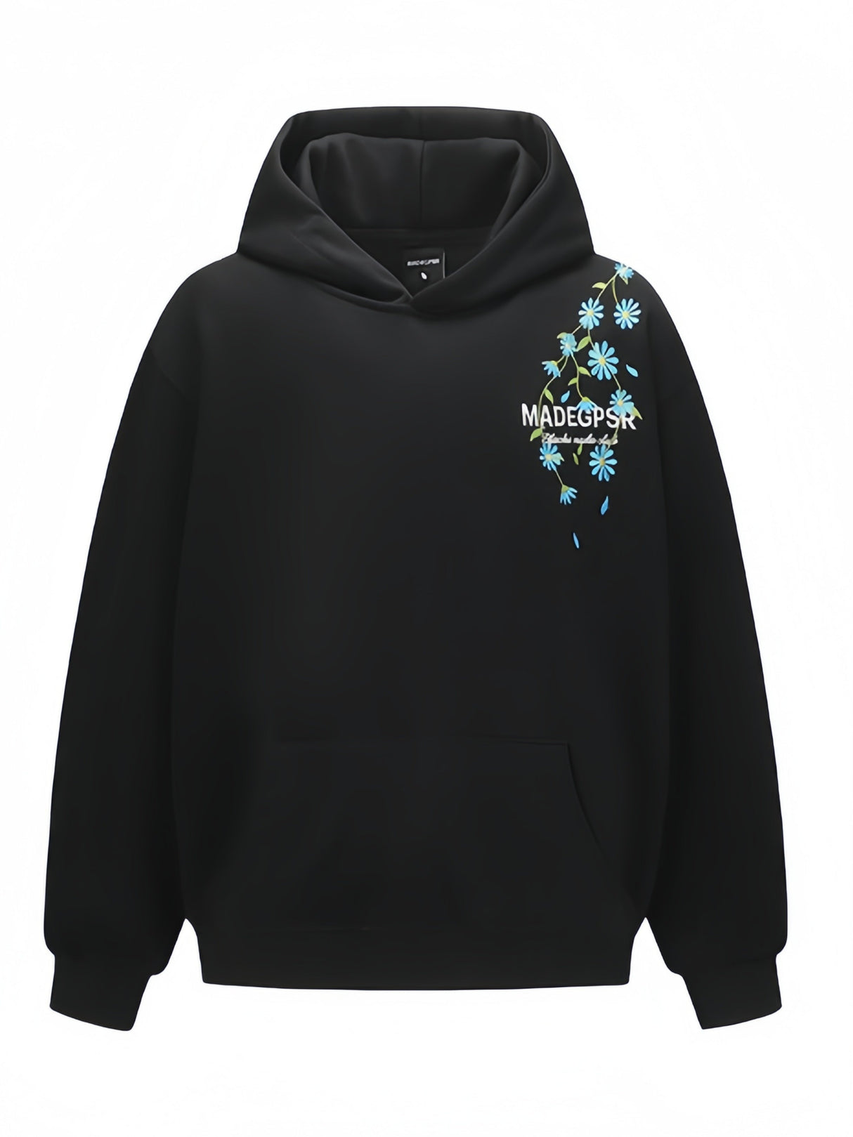 Embroidered Flowers Chrysanthemum Hoodies