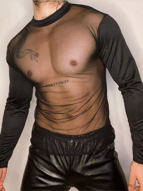 Sexy Mesh Perspective Lightweight T-shirts