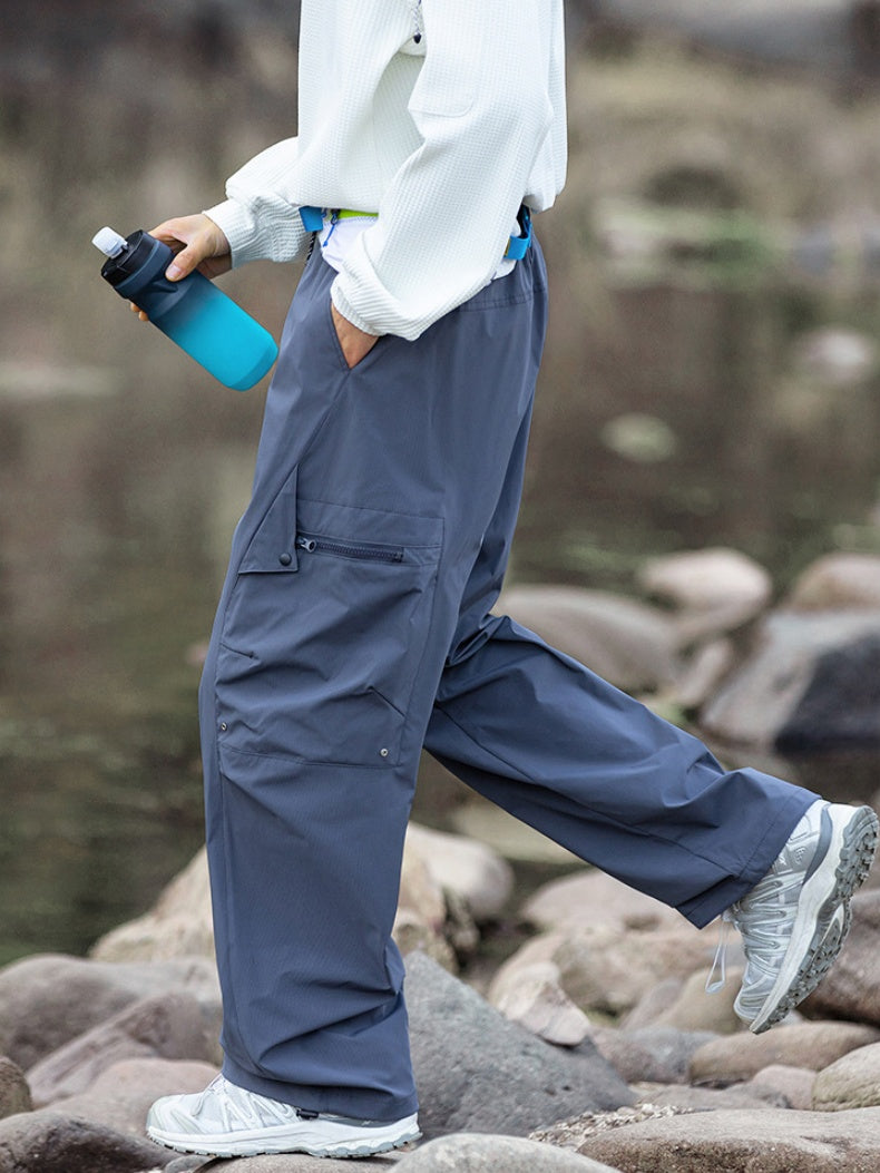 Water-repellent Straight-fit Cargo Trousers