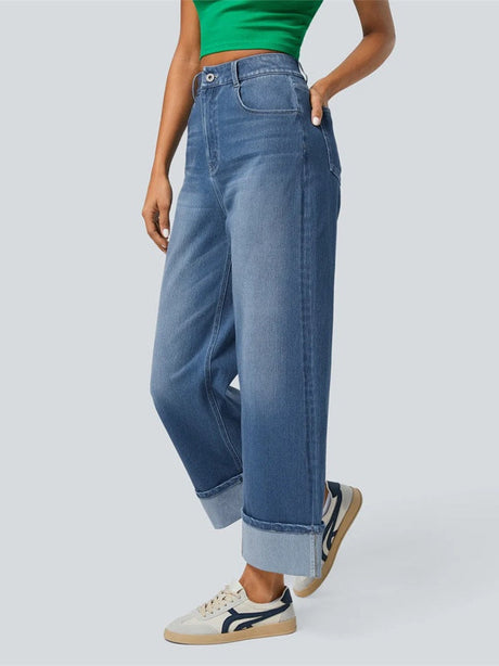 Liber Spring Women's Old Jeans