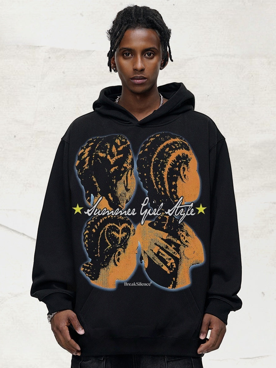 American Street Printed Sweatshirts&Hoodies