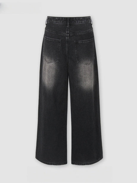 Liber Autumn Neutral wear Hole Jeans