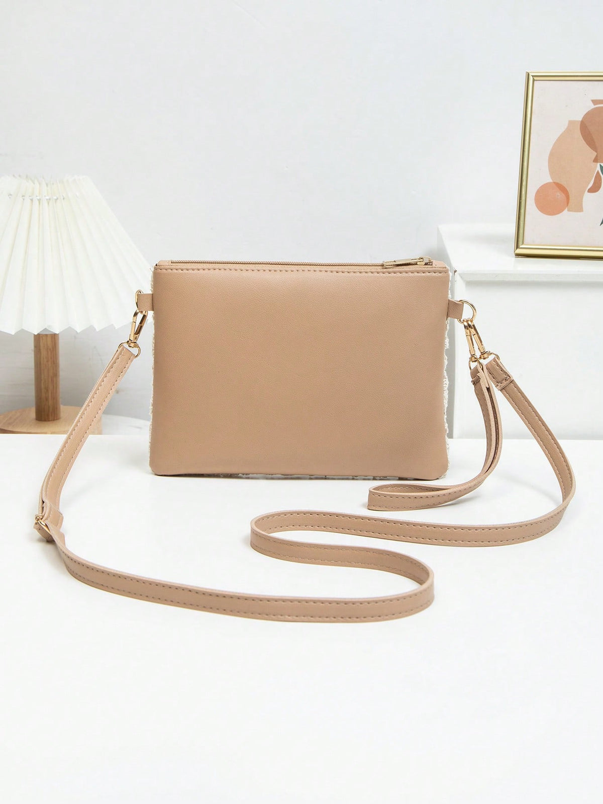 Vacation Lace Cutout Crossbody Bag