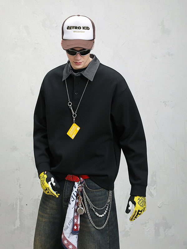 Sports Leisure High Street Long Sleeve Sweatshirts&Hoodies