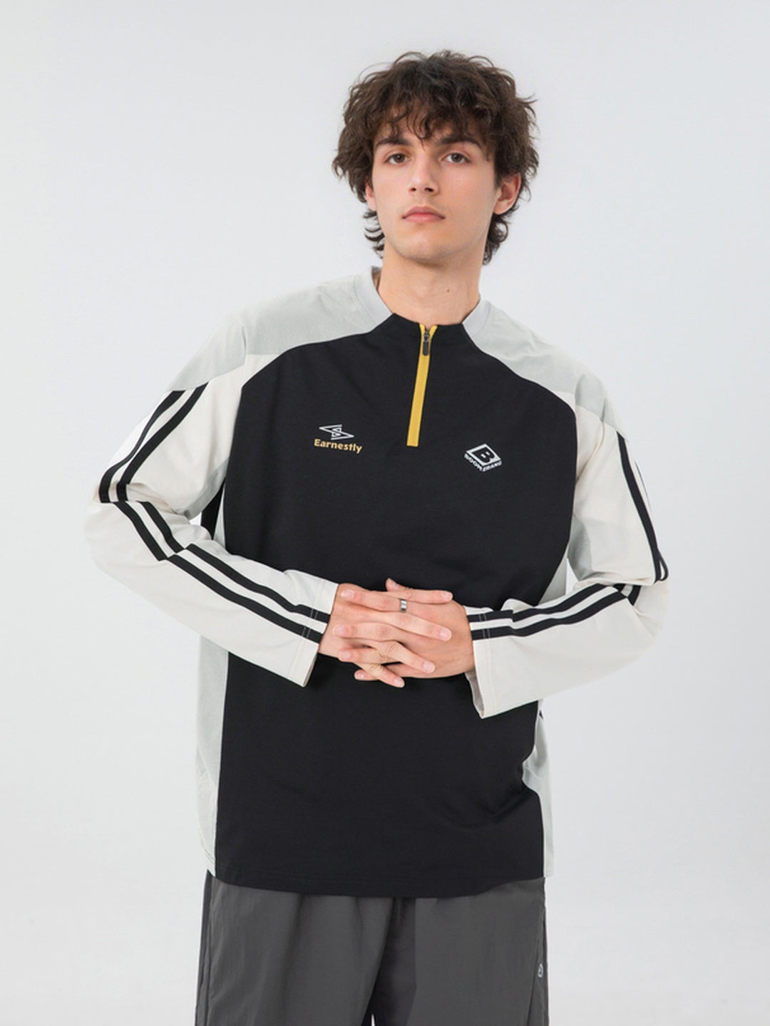 Liber Autumn Men's Color matching T-shirts