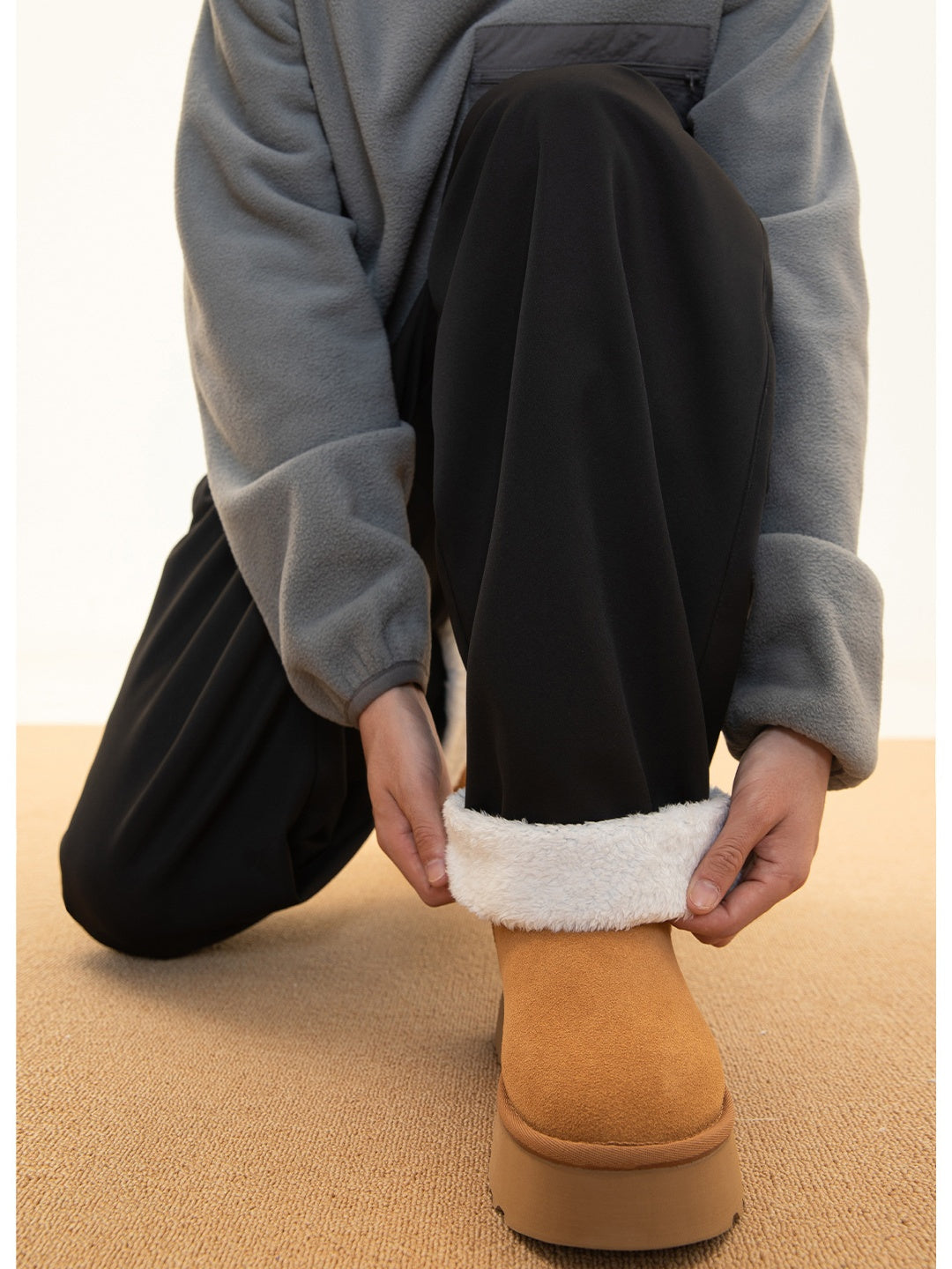 City Commuting Gathering Plush Machete Pants