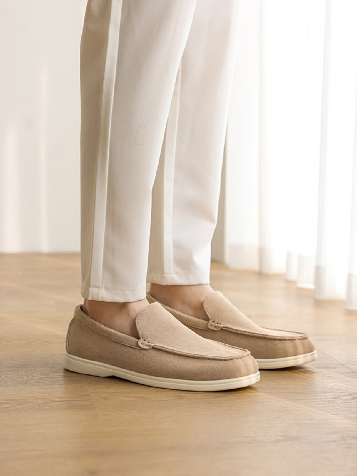 Suede Slip-on Loafers