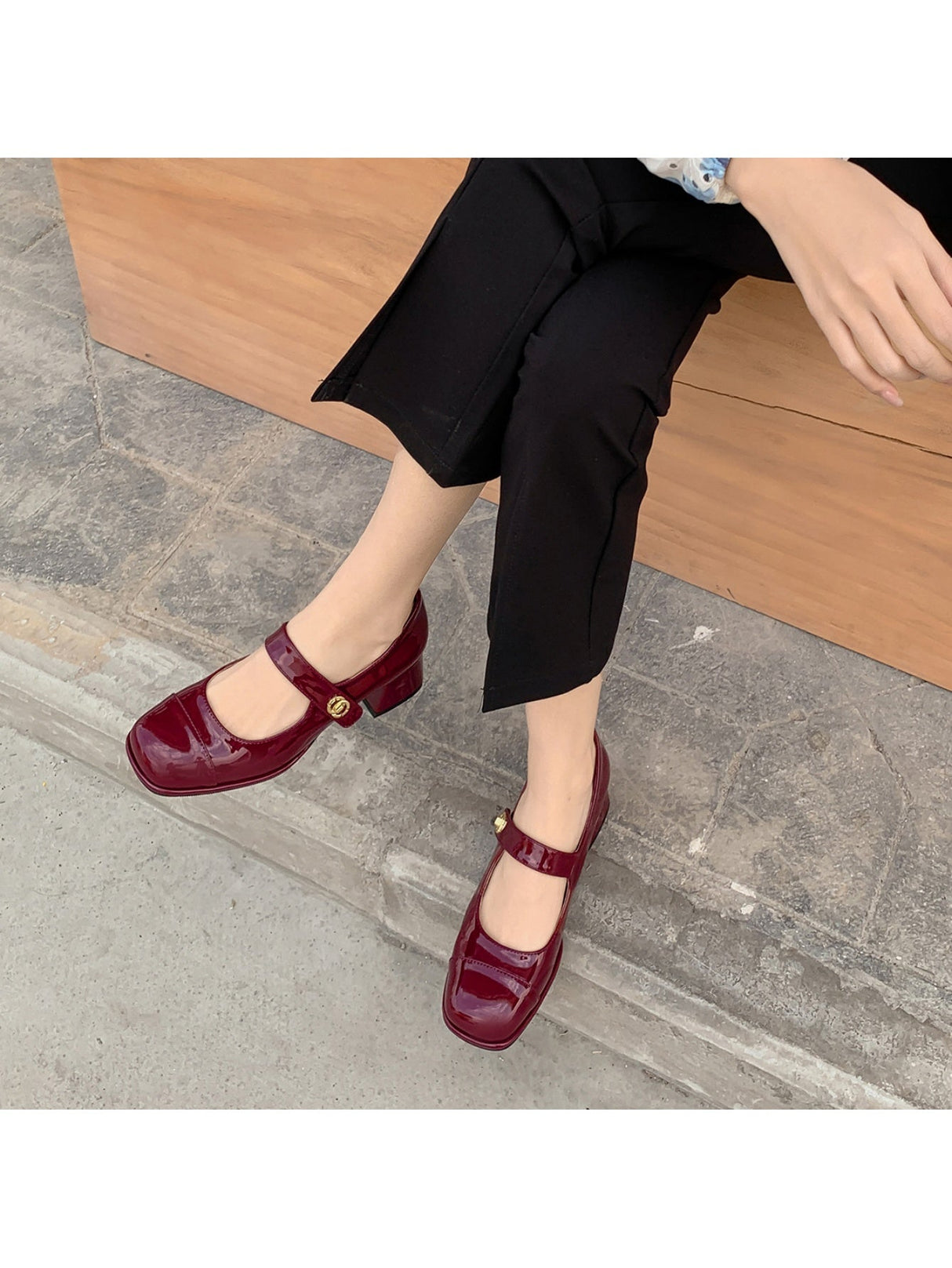 Liber Spring and Autumn Women's Mary Jane Shoes