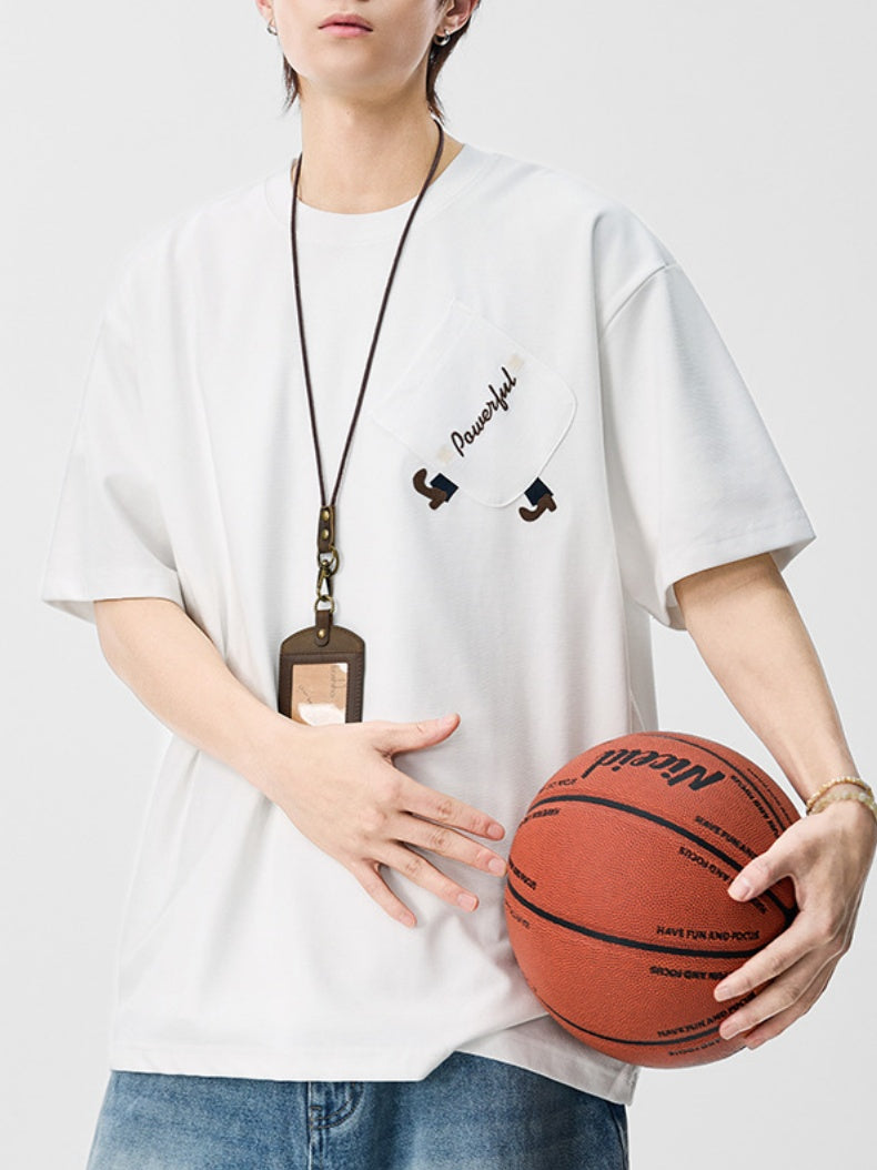 Embroidery Loose-fit T-shirts
