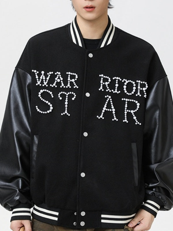 Liber Autumn Neutral wear Beading Color matching Jackets