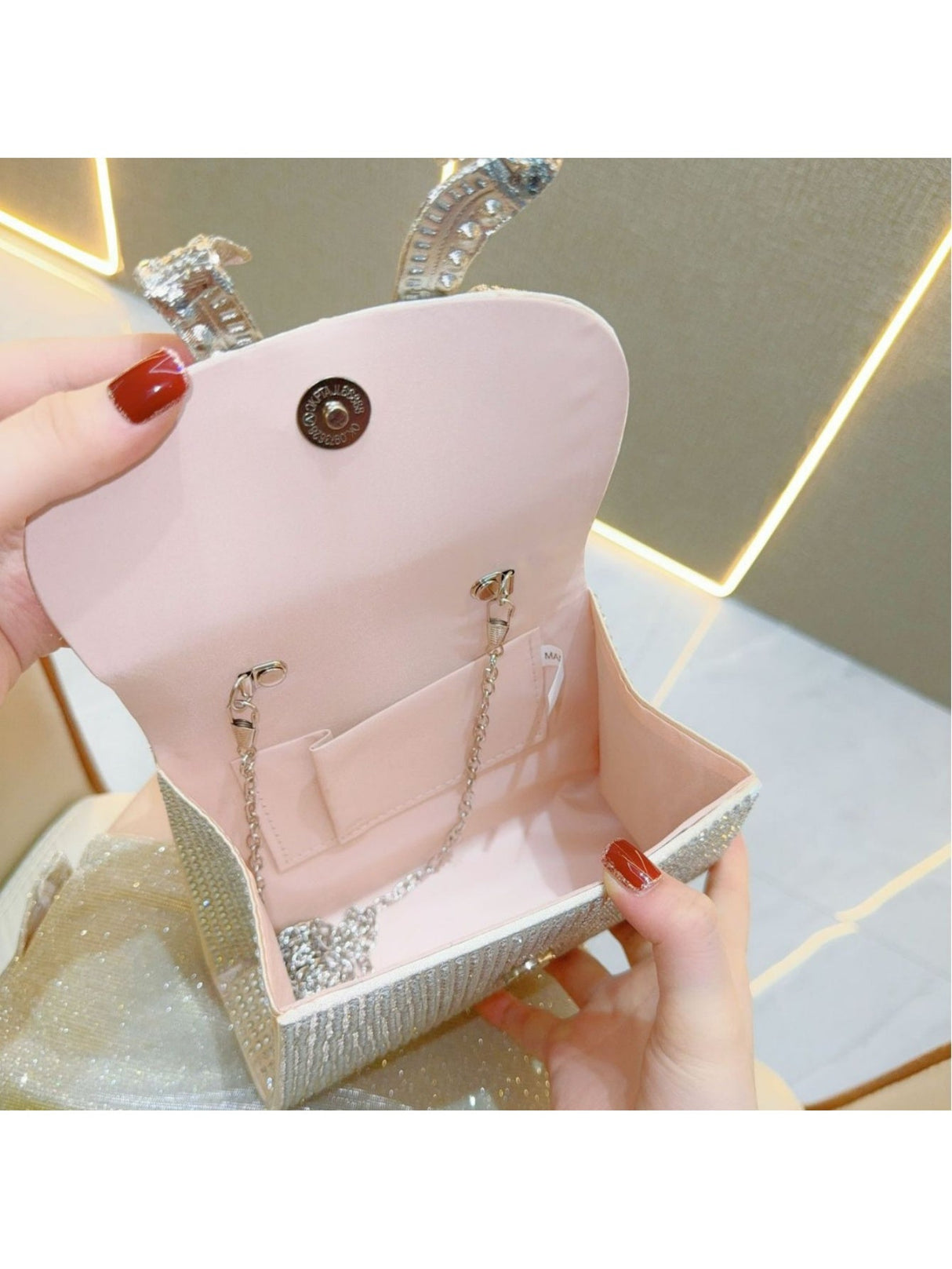 Liber Four Seasons ACC Diamond Bow Box Bag