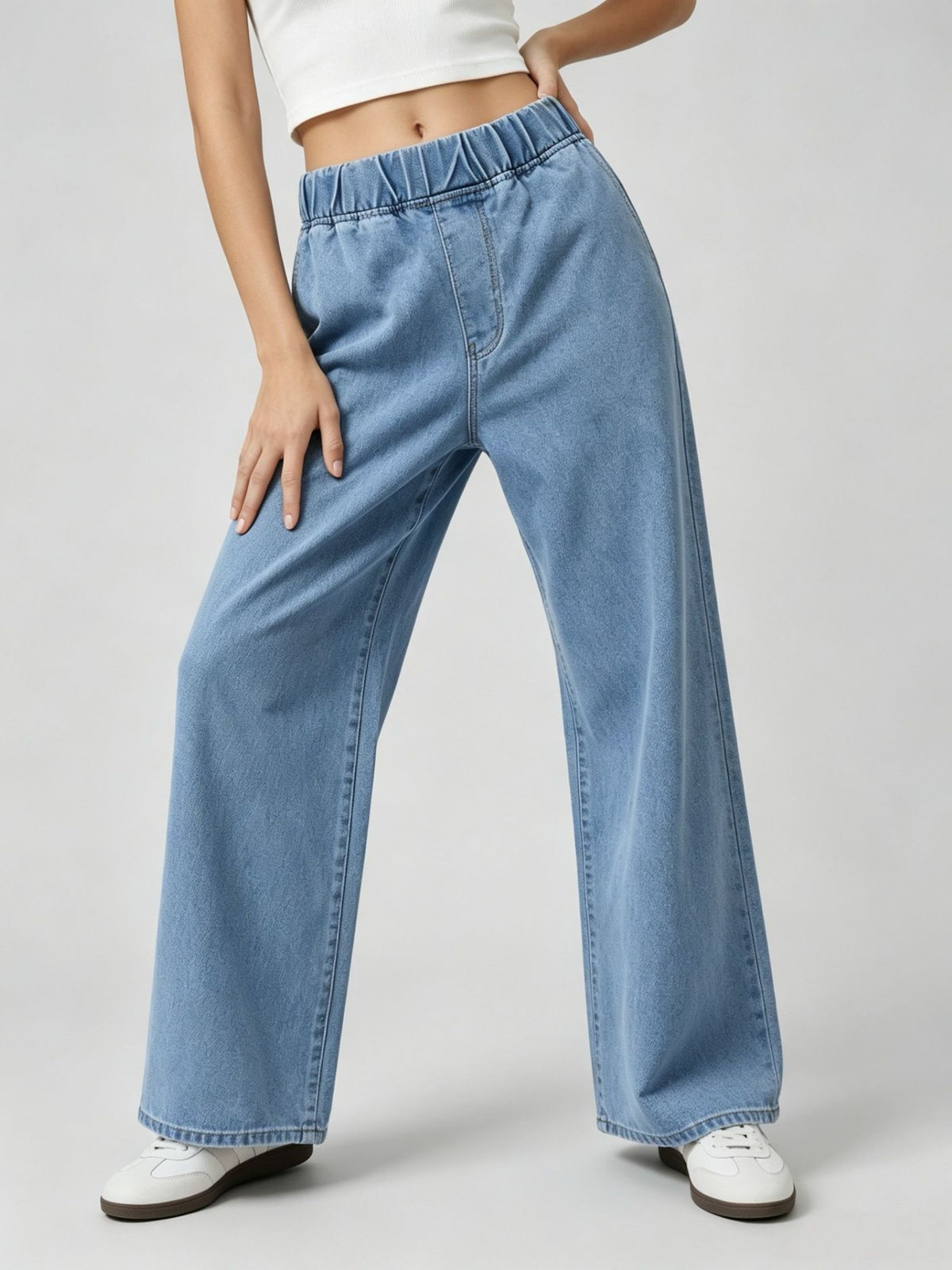 Comfortable And Casual Wide-leg Loose Jeans
