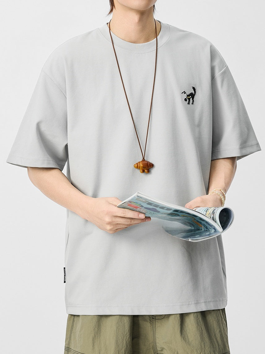 Embroidery Loose-fit T-shirts
