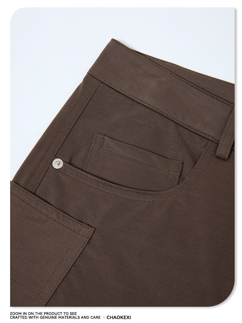 Retro Wide-leg Machete Cargo Trousers