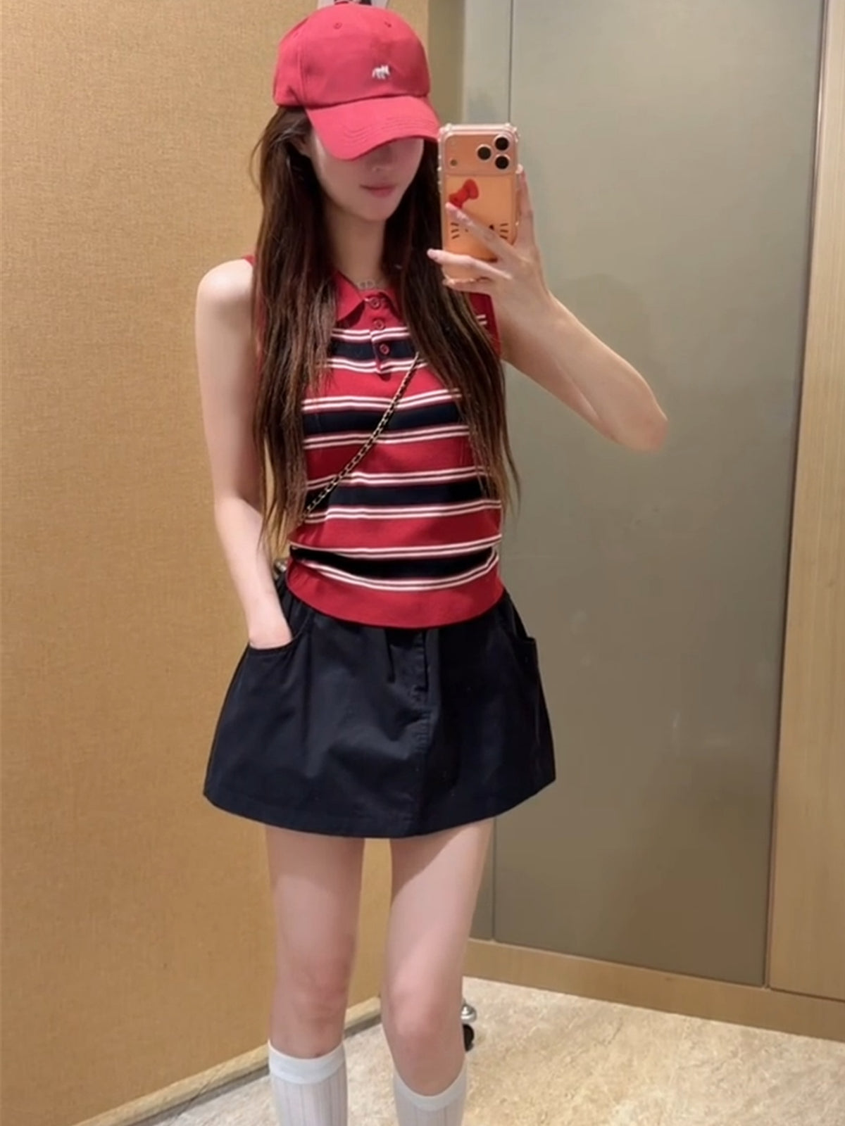 Sporty Petite Short Skirt