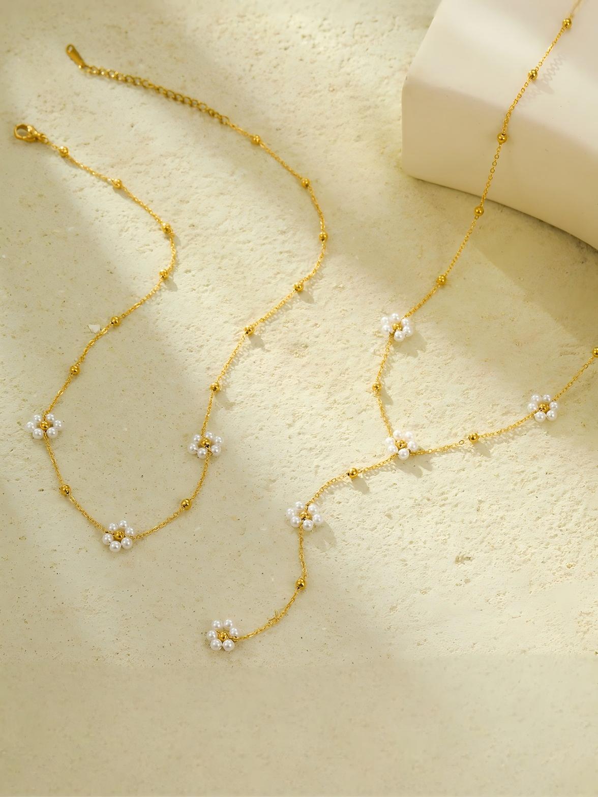 Pearl Flower Necklace