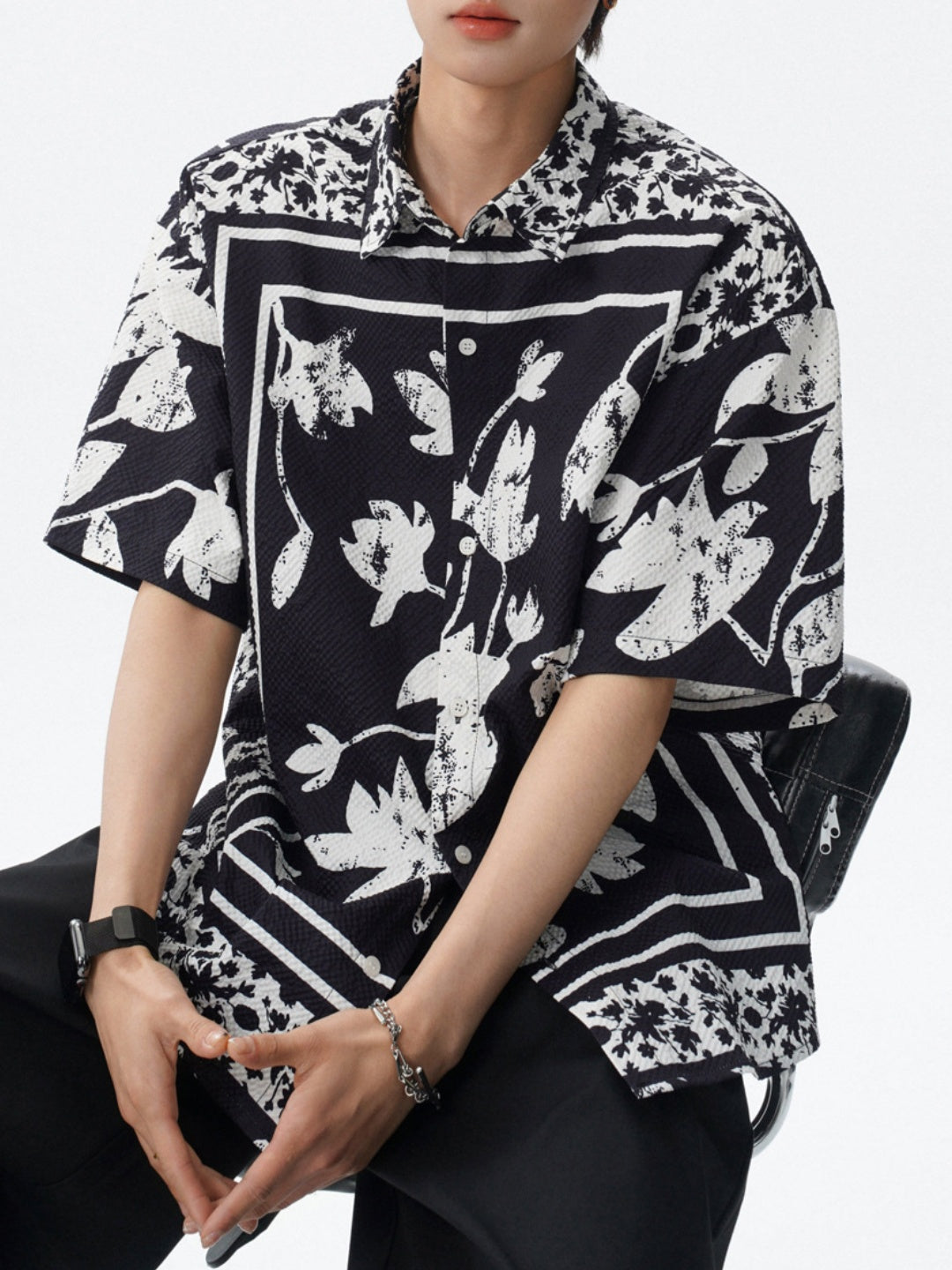 Printed Leisure Loose-fit Beach Shirts