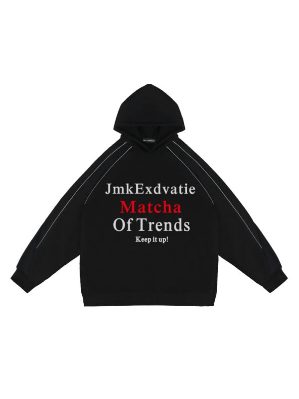 Liber Autumn Neutral wear Printed Letter Sweatshirts&Hoodies