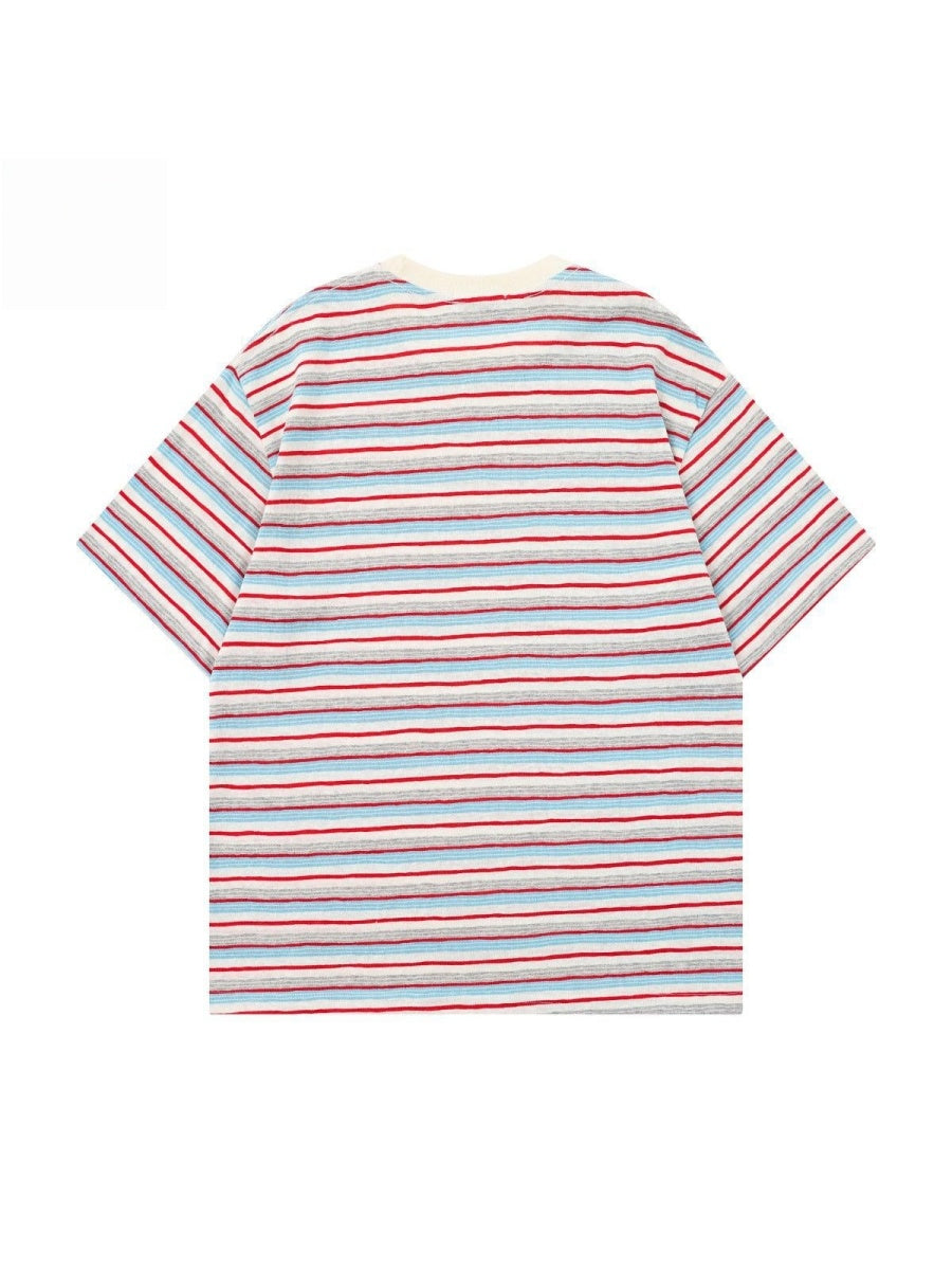 CityBoy Red And Blue Stripes VIBE T-shirts