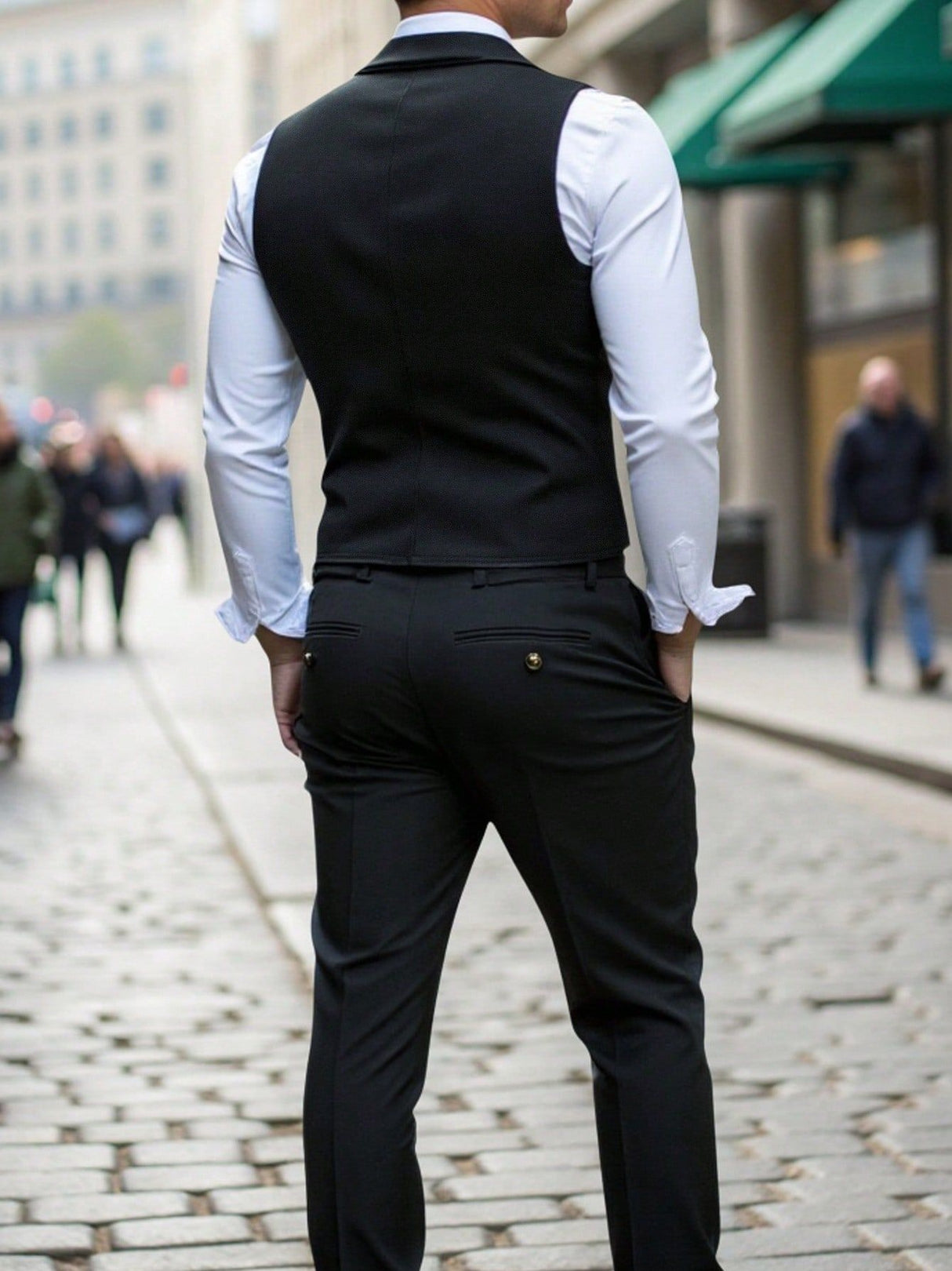 Slim-fit Business Suit Vests