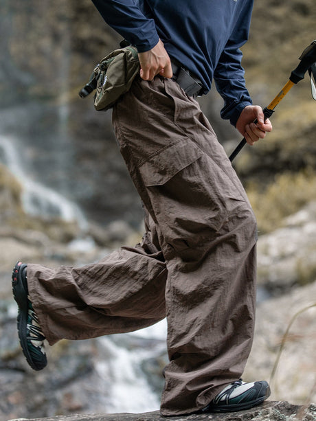 Liber Autumn Men's None Solid Color Pants