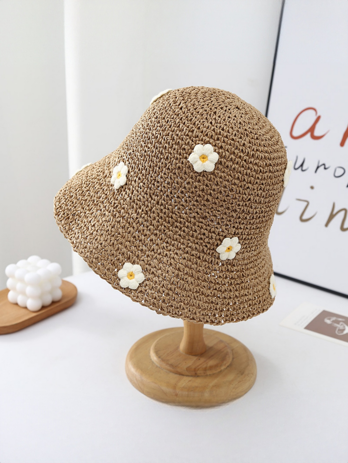 Little Flower Straw Hat