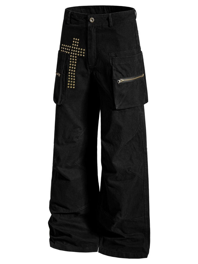 Vibe Cross Metal Orange Hippie Jeans