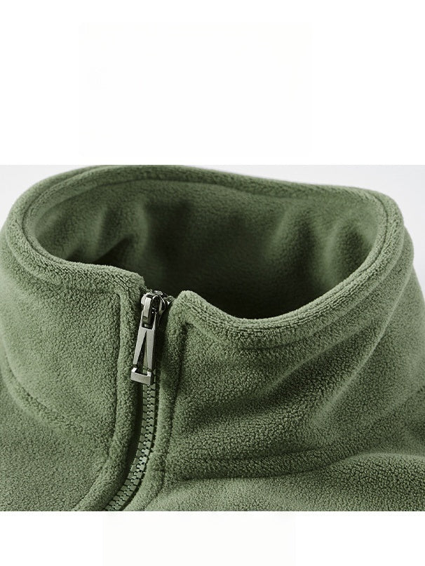 Plush Fleece Keep Warm Thickening Stand Collar Jackets