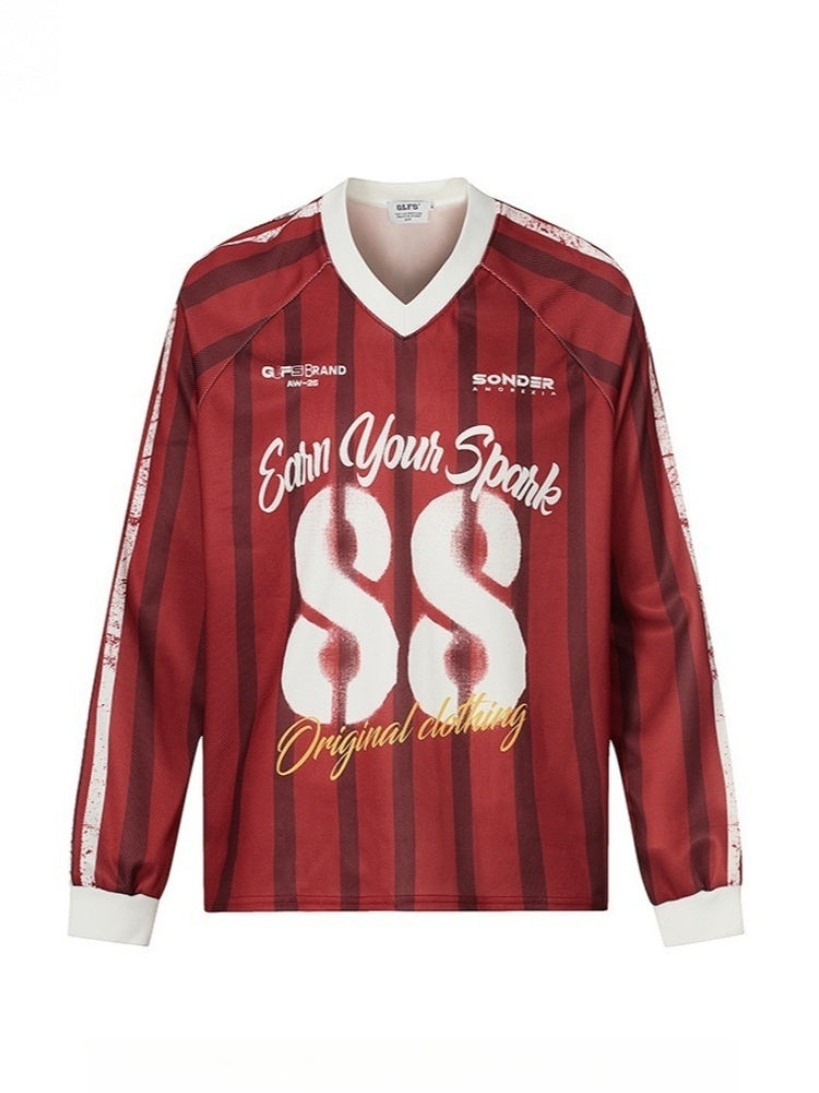 Liber Autumn Neutral wear Printed Letter T-shirts