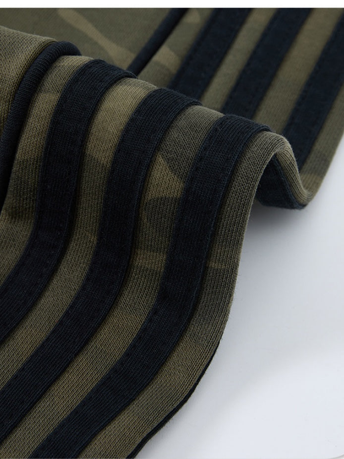 Camouflage Leisure Straight-fit Loose-fit Pants
