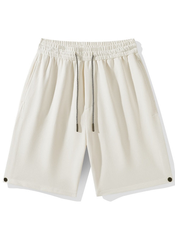 Side Slit Printed Five Points Shorts