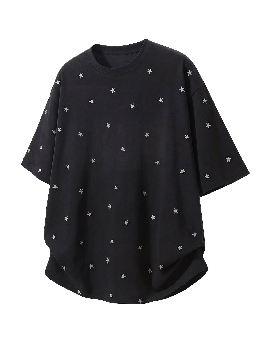 Star Printed Loose-fit T-shirts