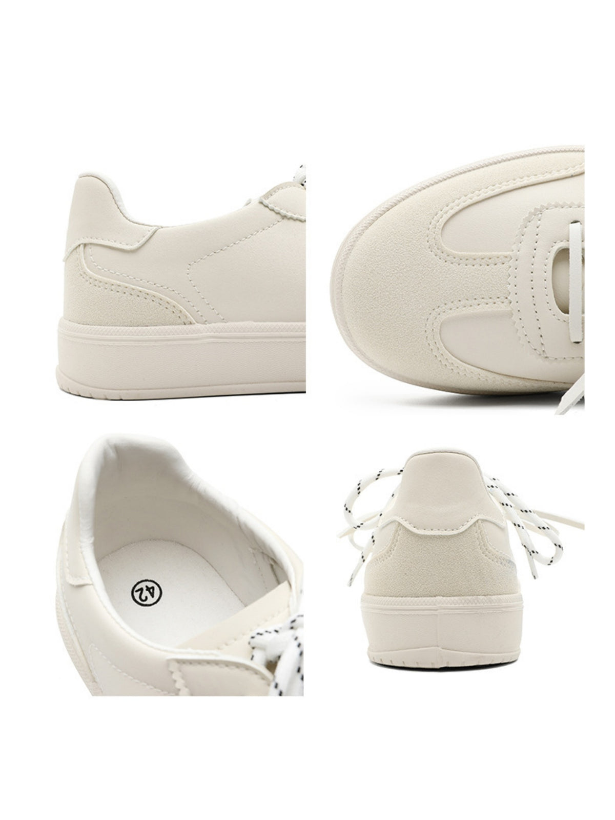 German Training Retro Color-blocked Lace-up Sneakers