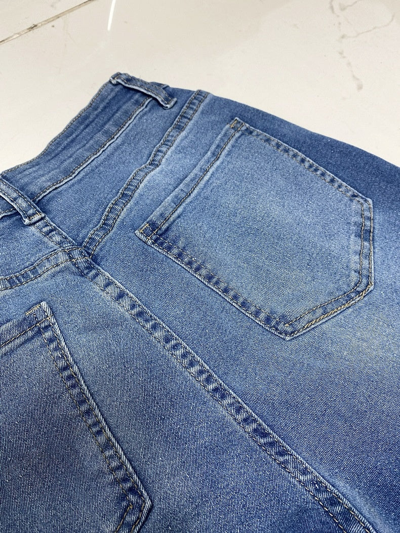 Liber Spring Women's Old Jeans